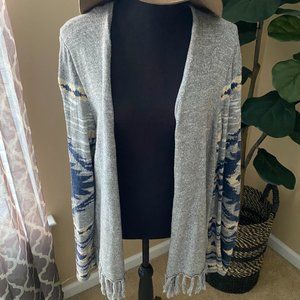 CHAPS Boho Finge Cardigan